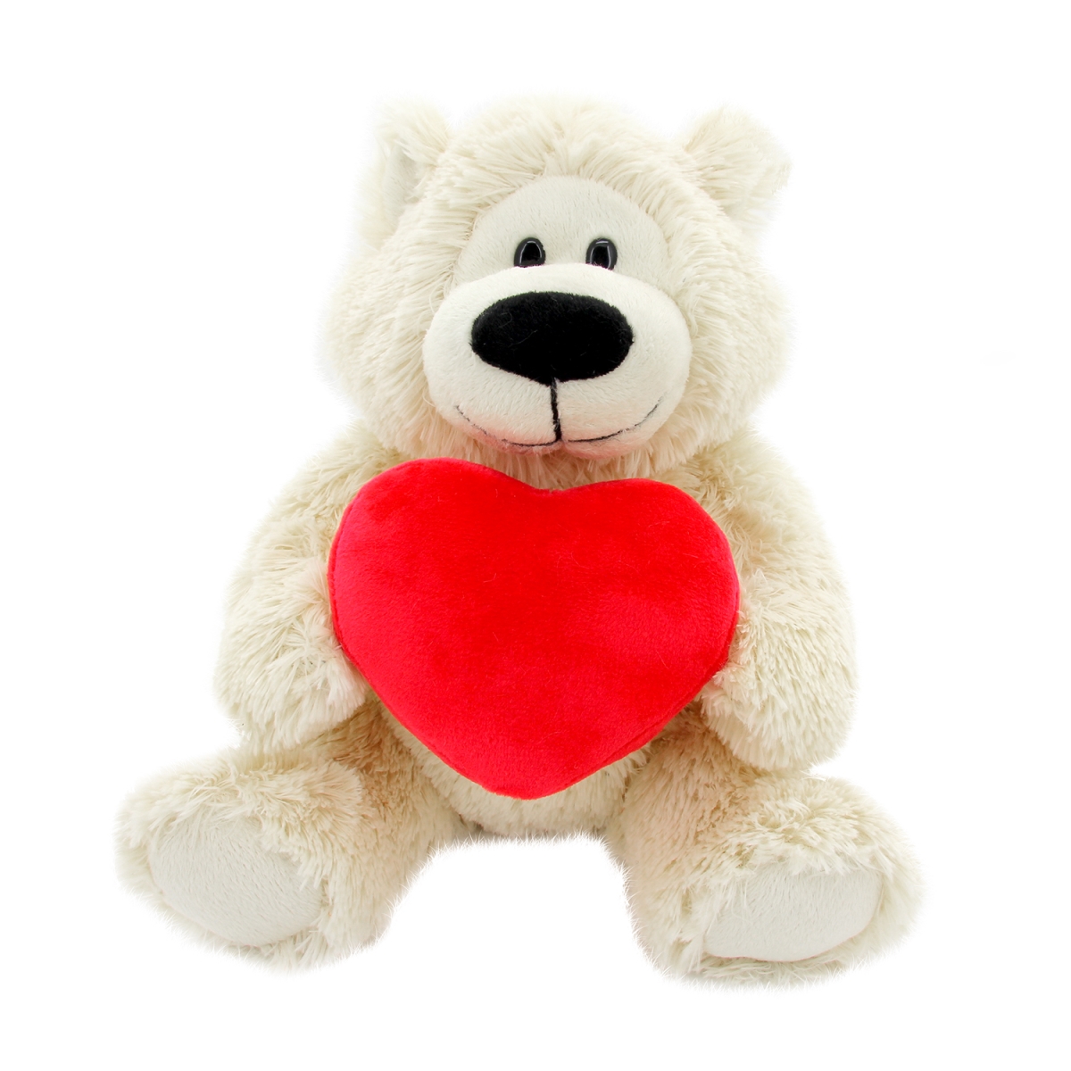 C92-2red 12 In. Sophie Bear With Custom Heart Teddy Bear, Red