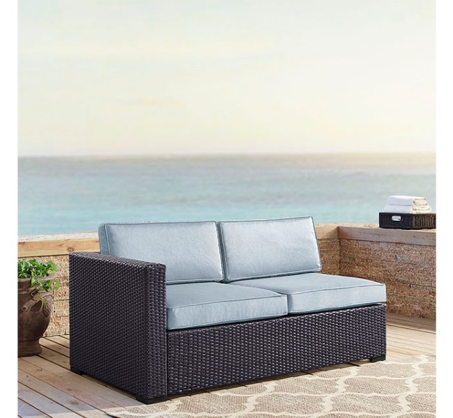 Biscayne Loveseat With Int Arm With Mist Cushions