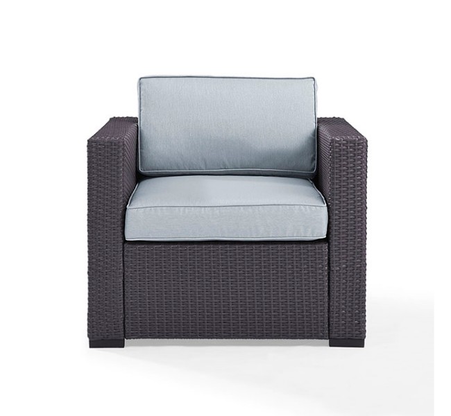 Ko70130br-mi Biscayne Armchair With Mist Cushions