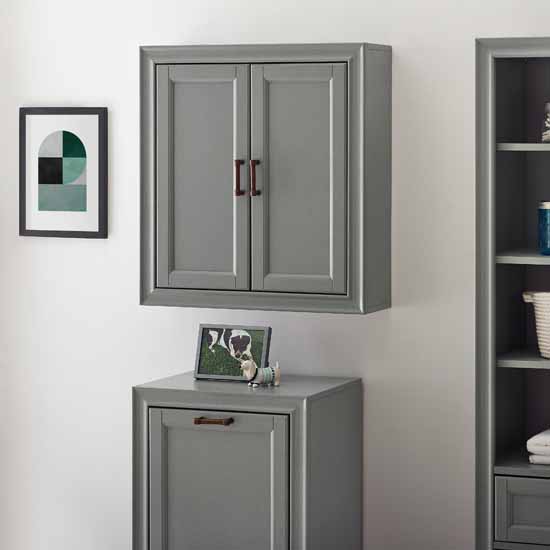 Cf7012-gy 26 X 23.75 X 8 In. Tara Wall Cabinet - Vintage Grey