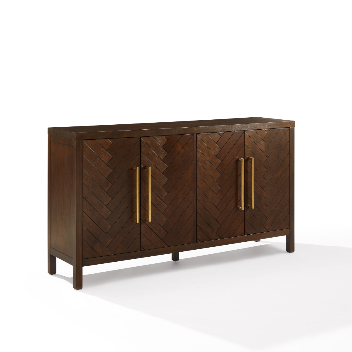 Picture of Crosley Furniture CF4216-BR 32.25 x 58 x 14.5 in. Darcy Dining Sideboard&#44; Dark Brown