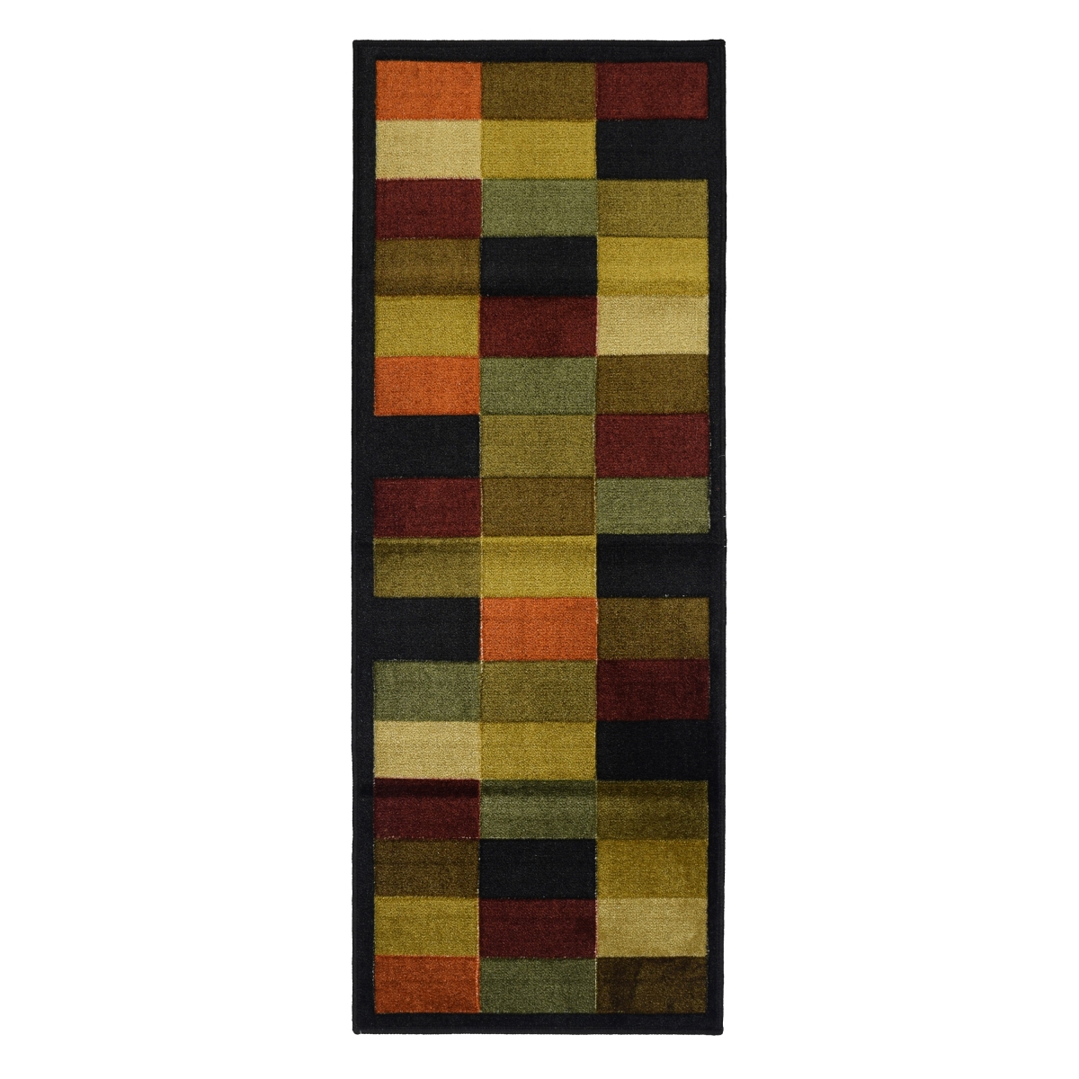 Colbl-22x59 20 X 59.5 In. Color Blocks Rug Runner, Multi-color