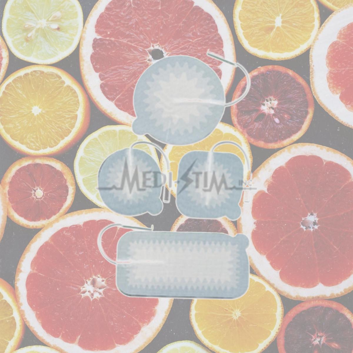 Picture of StimCare 199657-001 Empi Stimcare New Premium 2 in. Rnd.- Pigtail Cloth Top- Reusable Electrodes With Aloe Vera Gel 4 Per Pkg