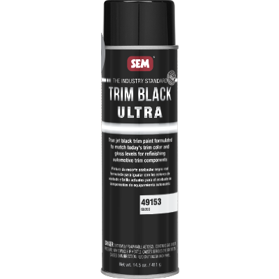 Sem Products Se49153 20 Oz Trim Black Ultra Gloss Aerosol