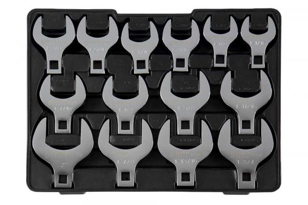 SU9721 Set Jumbo Crowfoot Wrench - 0.50 in. Drive SAE - 14 Piece