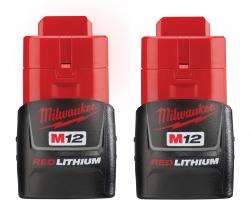 Milwaukee Tools Ml48-11-2411 Battery M12 - Pack Of 2