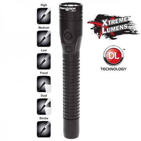 Bynsr-9944xl Metal Duty & Personal-size Dual-light Flashlight - Rechargeable