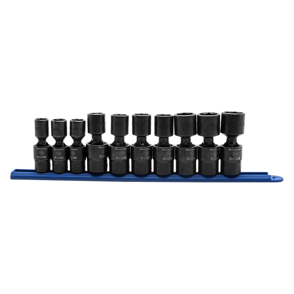 Apex Tools Group Gwr84979 0.5 In. Drive 6 Point Universal Impact Metric Socket Set - 10 Piece