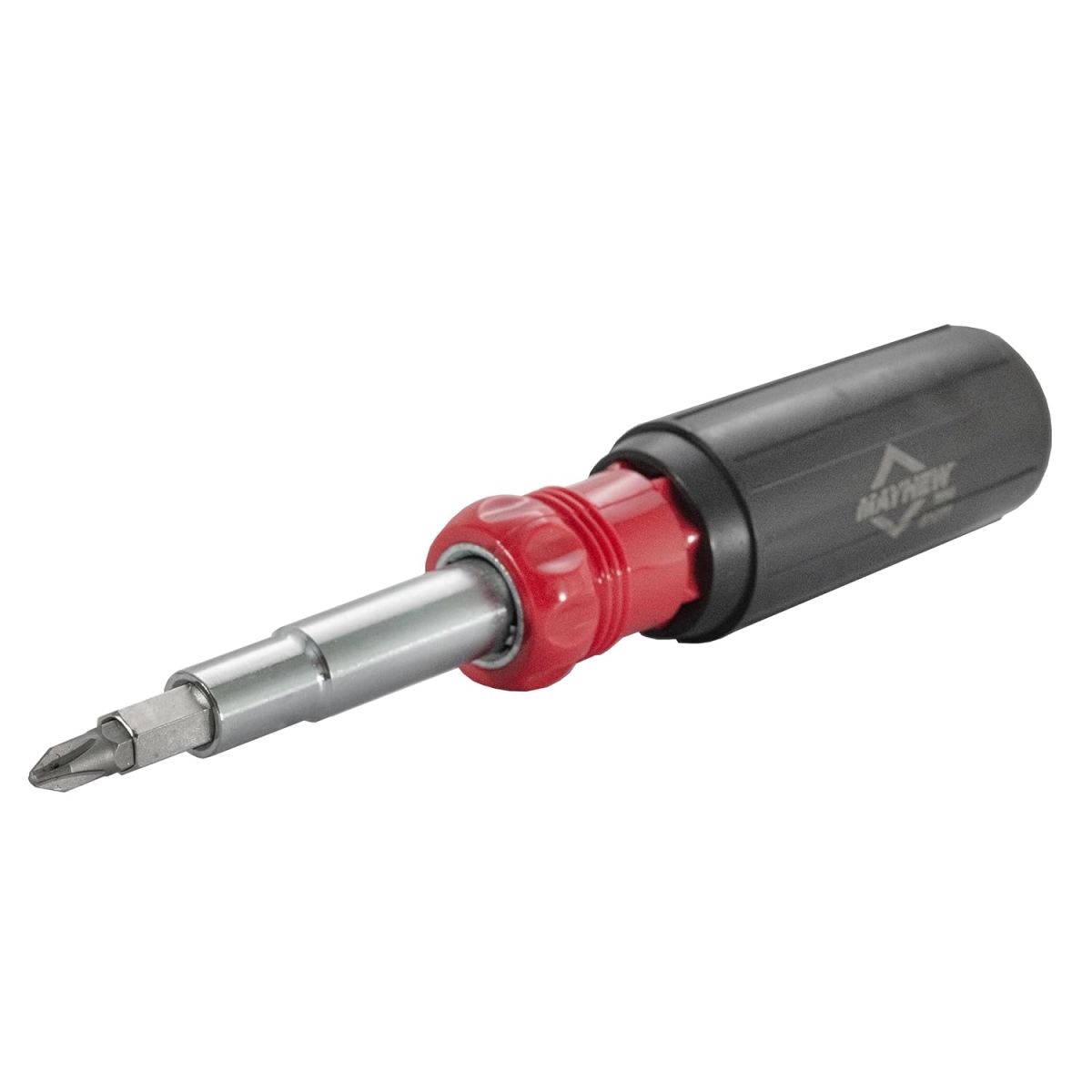 MY51011C 11 in 1 Multi Bit Screwdriver - Black & Red