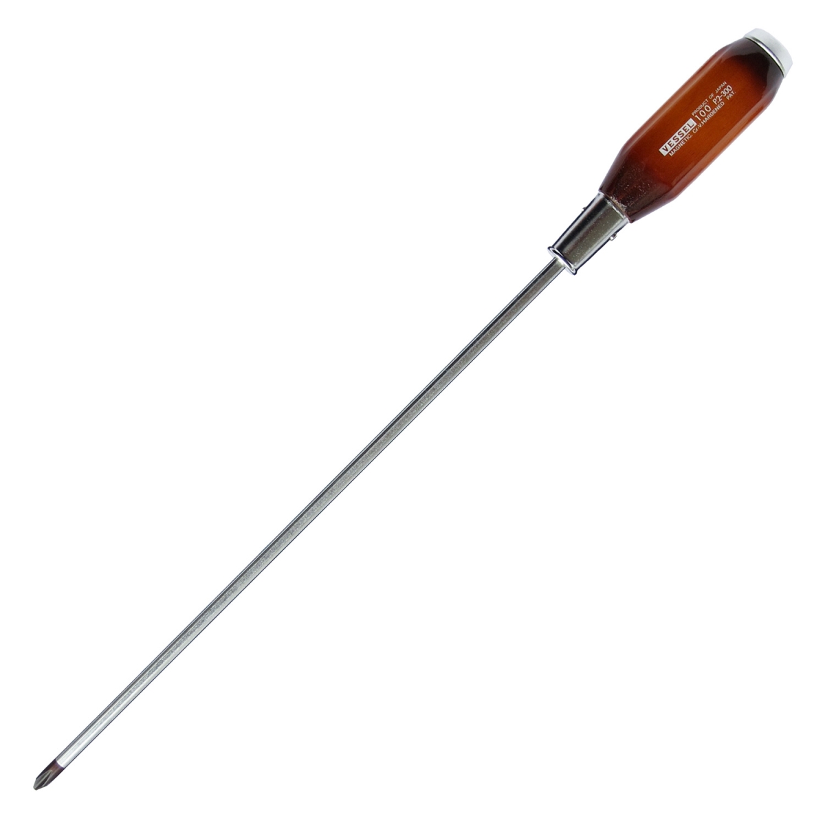 VES100P2300 No.100 Phillips No.2 x 300 mm Tang-Thru Screwdriver