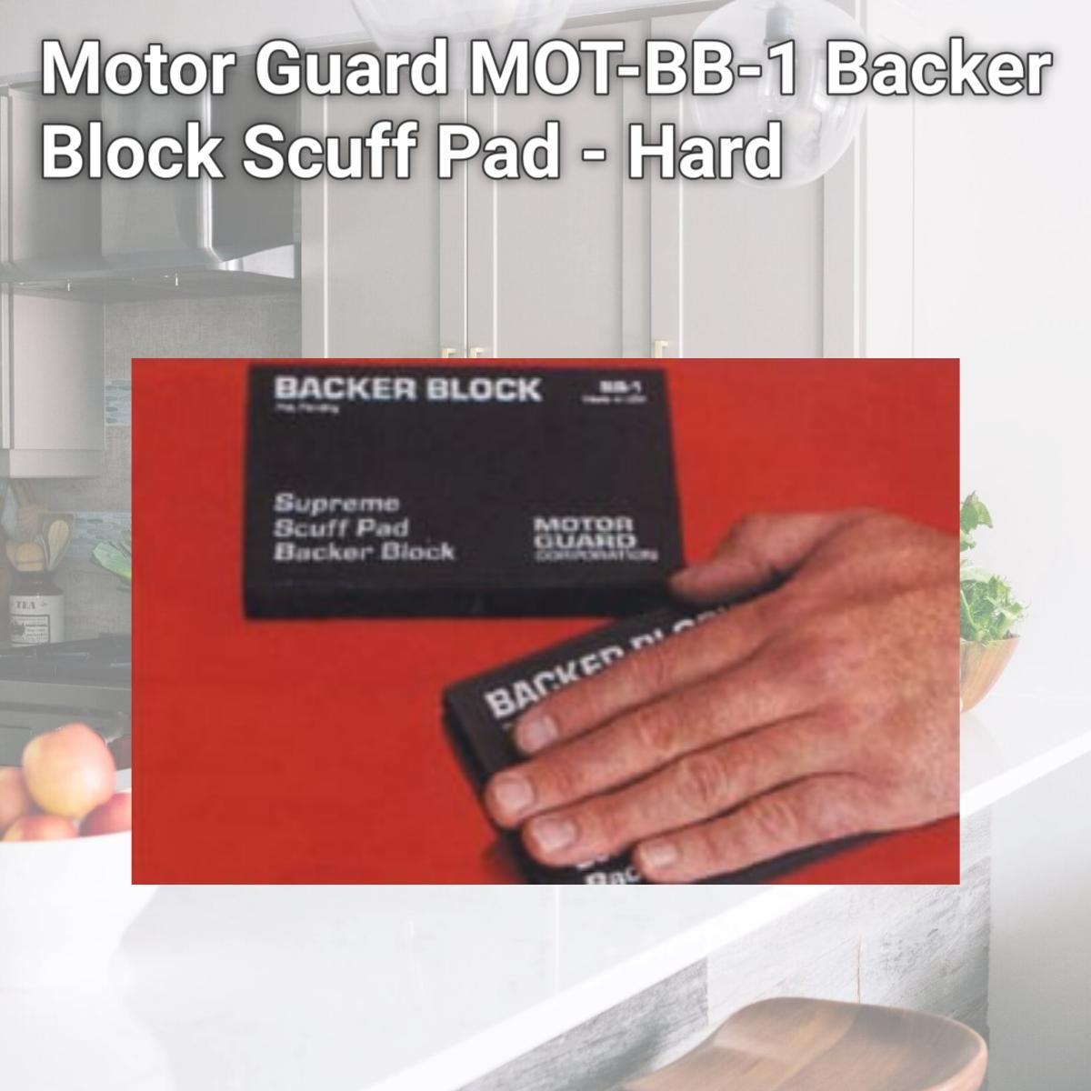Picture of Motor Guard  MOT-BB-1 Backer Block Scuff Pad - Hard