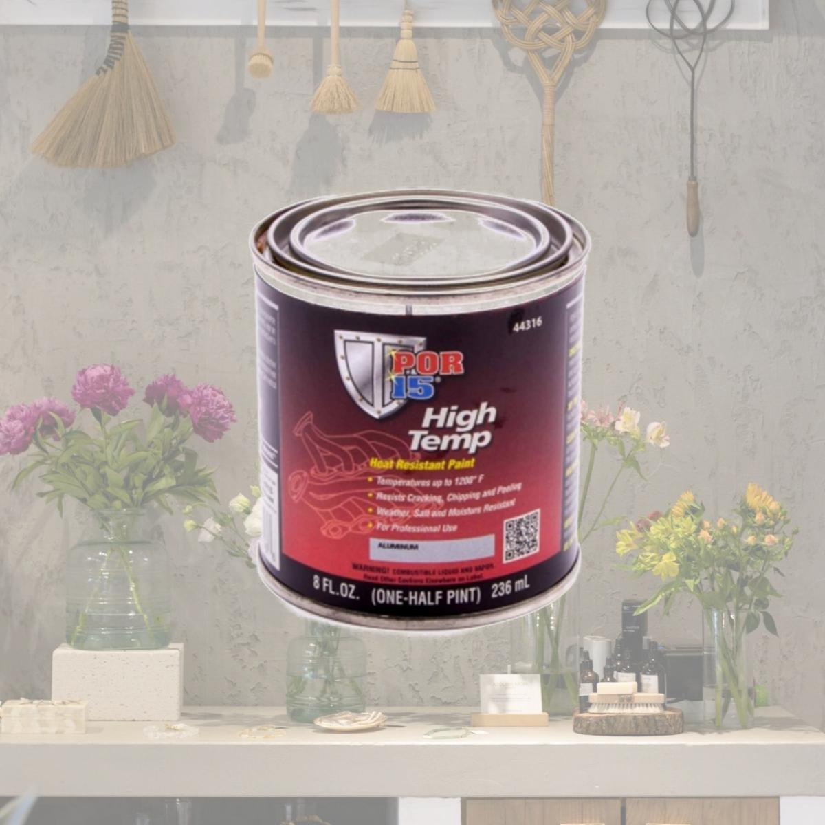 Picture of Absolute Coatings (POR15)  POR-44316 Aluminum Heat Resistant Paint
