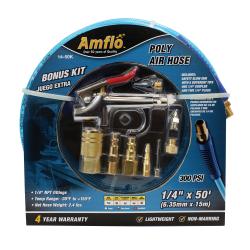 Am14-50k Polyurethane Air Hose 0.25 In. X 50 Ft. With Accessories Kit