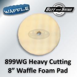Buf899wg 8.25 In. Coarse White Waffle Pad