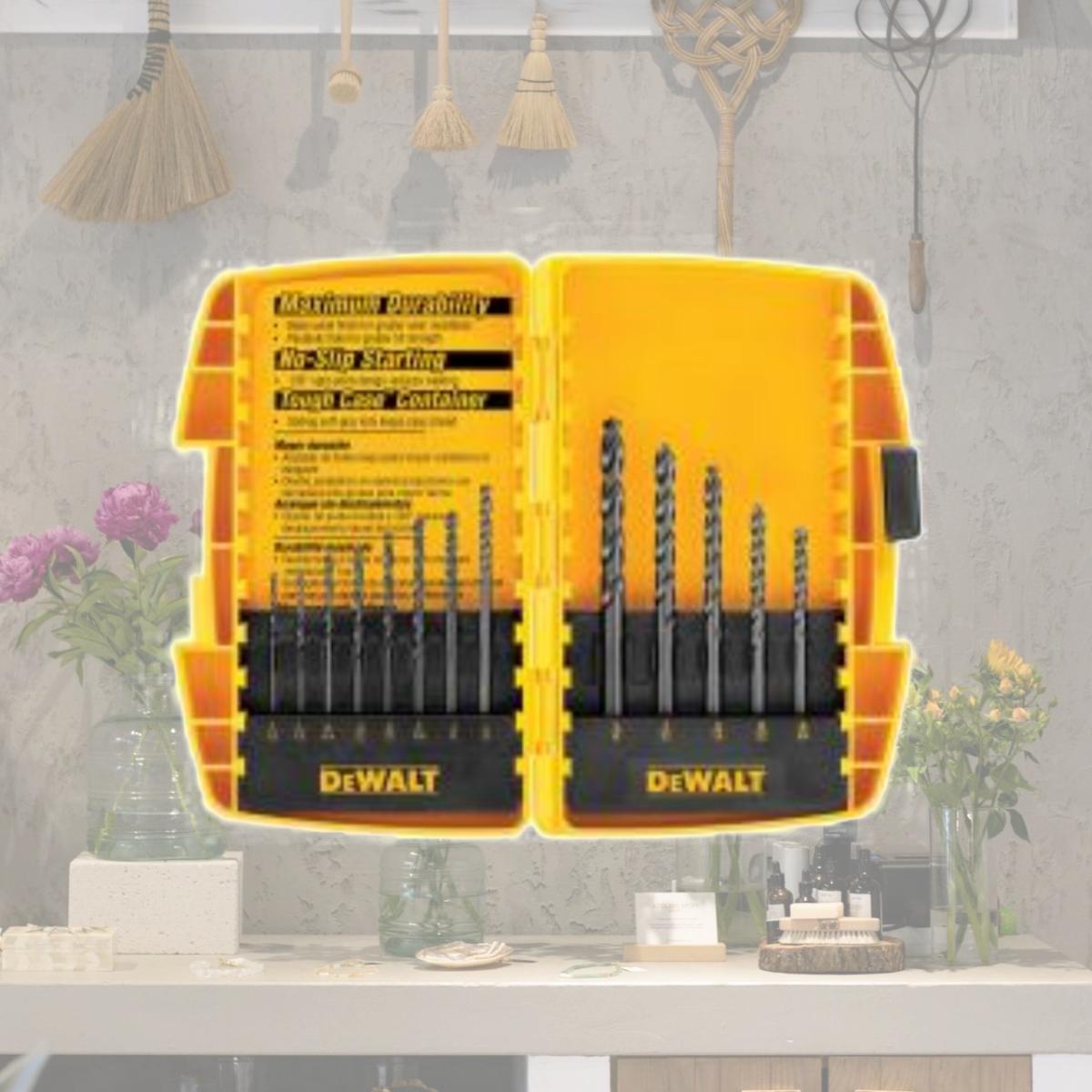 Picture of Dewalt & Black & Decker DW1163 Drill Bit Set, Black Oxide - 12 Piece