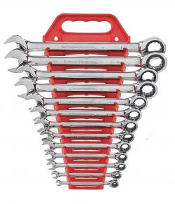 Apex Tool Group - Kd Gear, Cooper Hand Gwr9312 Wrench Set Combo Ratch Sae 12 Point - 13 Piece
