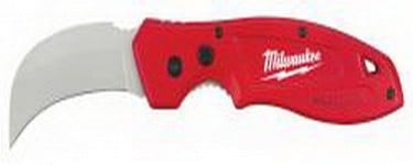 Ml48-22-1985 Knife 7 0.13 In. Folding Hawk Bill Red