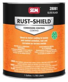 Sem Products Se28061 Rust Shield 2.8 Voc Gloss Blk - Gal