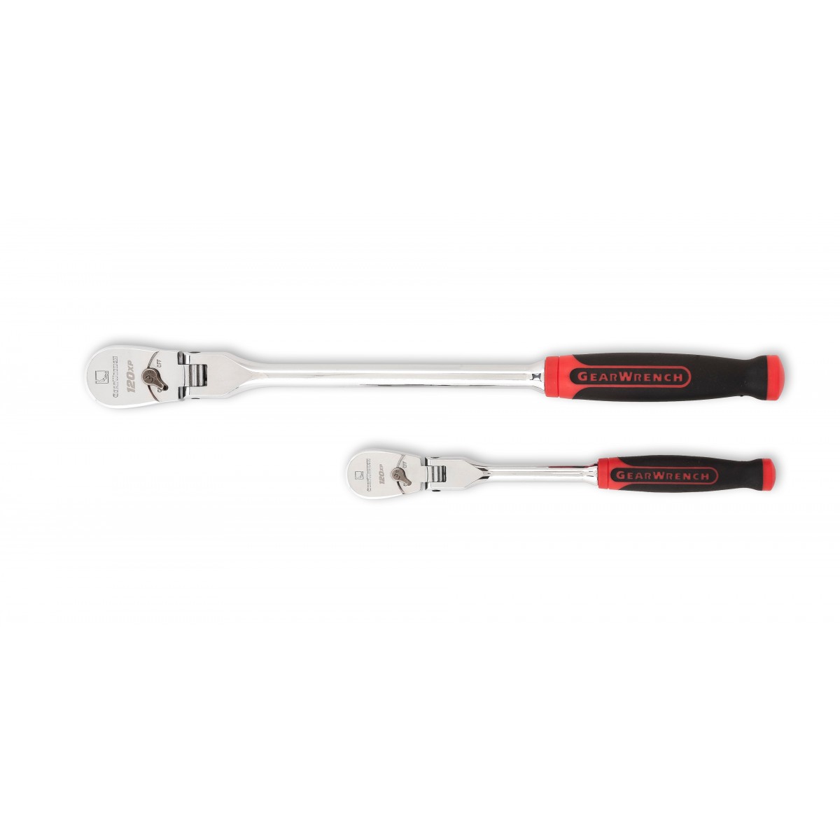 Gwr81204p 0.25 In. & 0.37 In. Drive Flex Ratchet With Cushion Grip Set, 2 Piece
