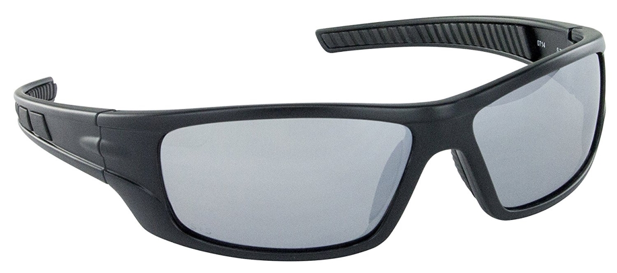 SA5510-04 VX9 Safety Glass with Mirror Lens, Black