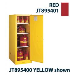 Jt895401 54 Gal Ex Deep Slimline Flammable Safety Cabinet, Red