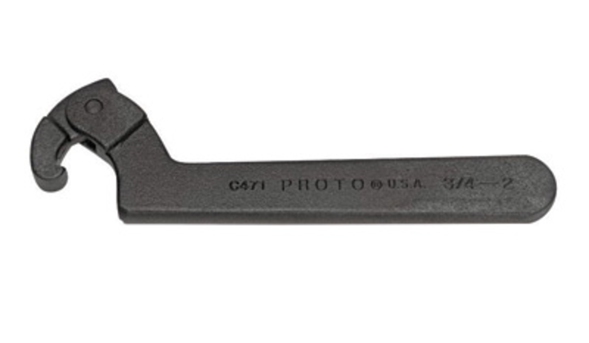 Ind Tools Pojc471 Adjustable Hook Spanner Wrench