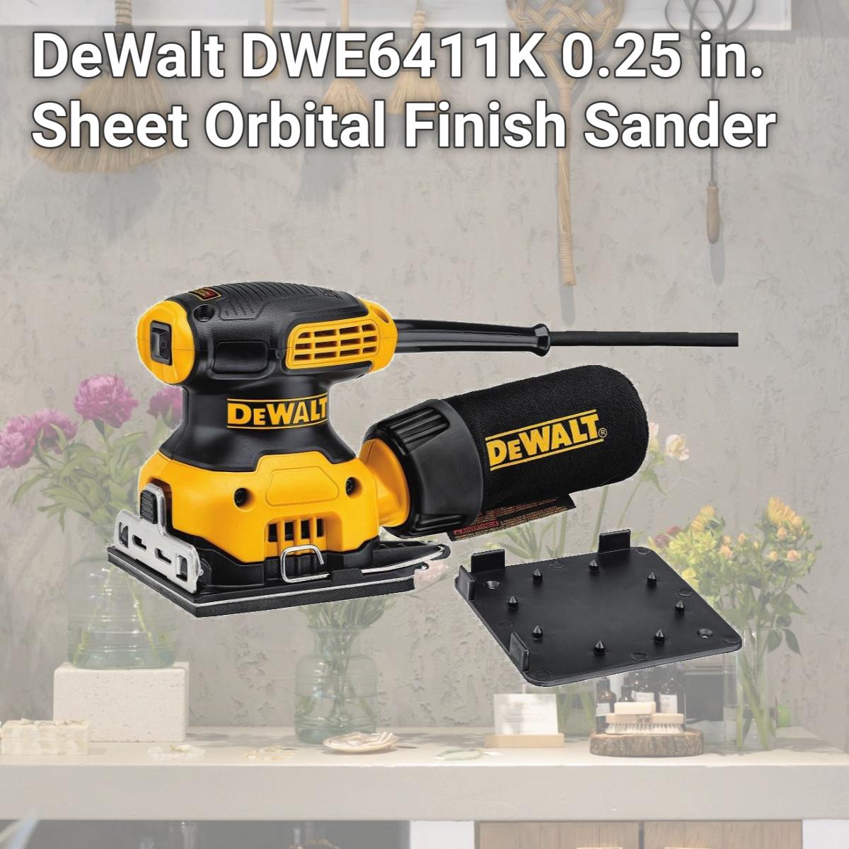 Picture of DeWalt DWE6411K 0.25 in. Sheet Orbital Finish Sander