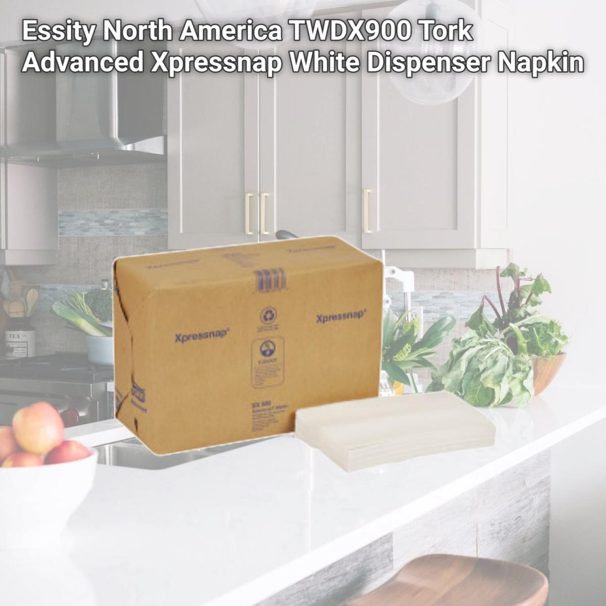 Picture of Essity North America TWDX900 Tork Advanced Xpressnap White Dispenser Napkin