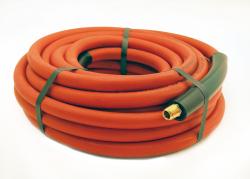 50 Ft. X 0.5 In. Red Rubber Air Hose
