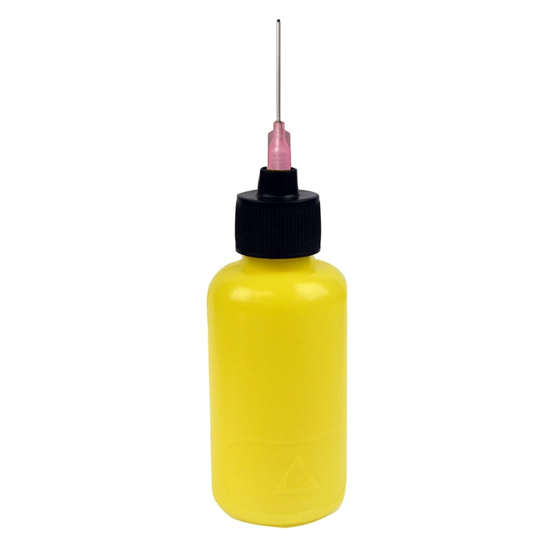 35573 2 Oz Durastatic Yellow Flux Dispenser With 18 Gauge Needle
