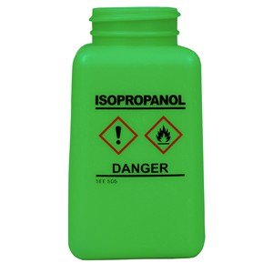 35737 6 Oz Green Hcs Label Isopropanol Printed Bottle
