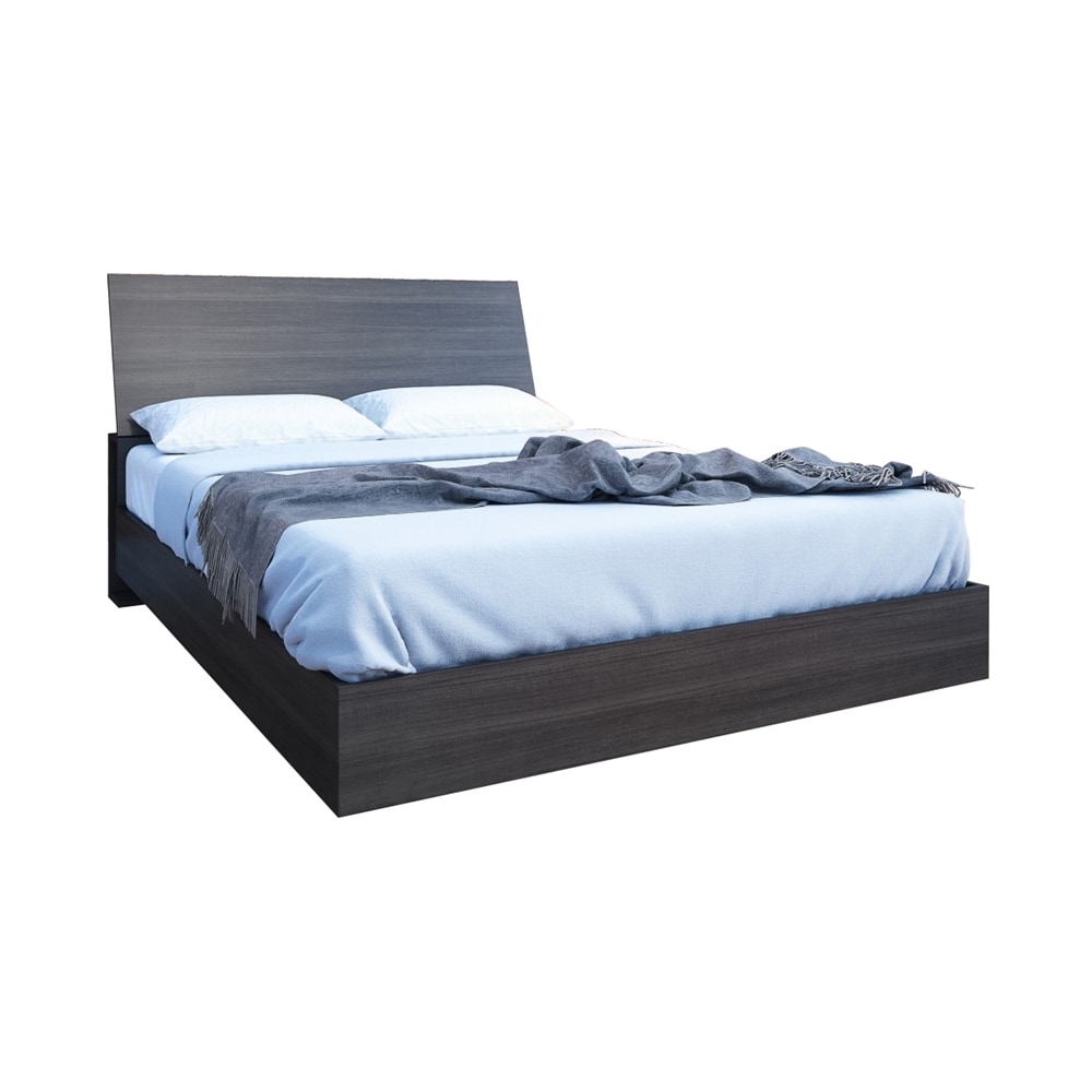 400757 Platform Bed Set Bundle, Ebony - Full Size