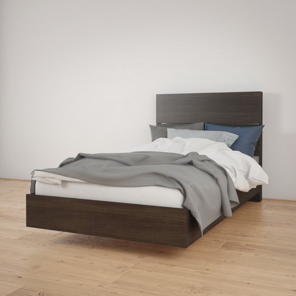 400900 Platform Bed Bundle, Ebony - Twin Size