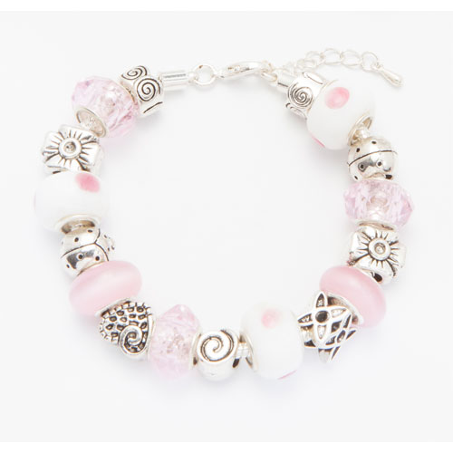 143192pmm314 Pretty In Charm Bracelet - Pink