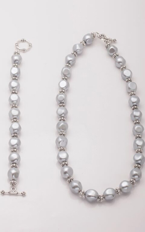 143192pmm409 Gray Pearl Set