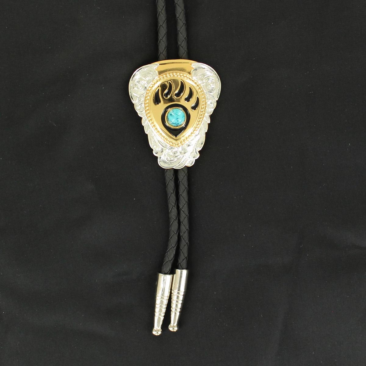 22281 Bear Paw Bolo, Silver & Gold - 36 In.