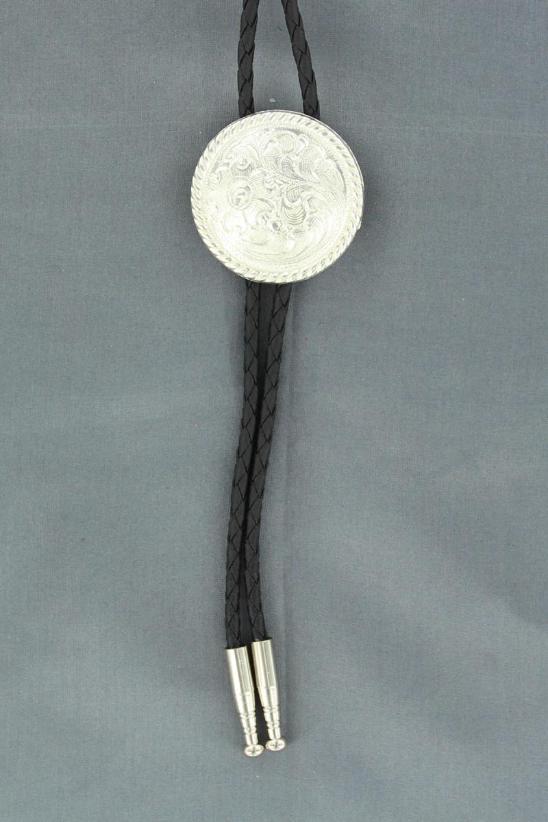 22804 Round Bolo, Silver Plated - 36 In.