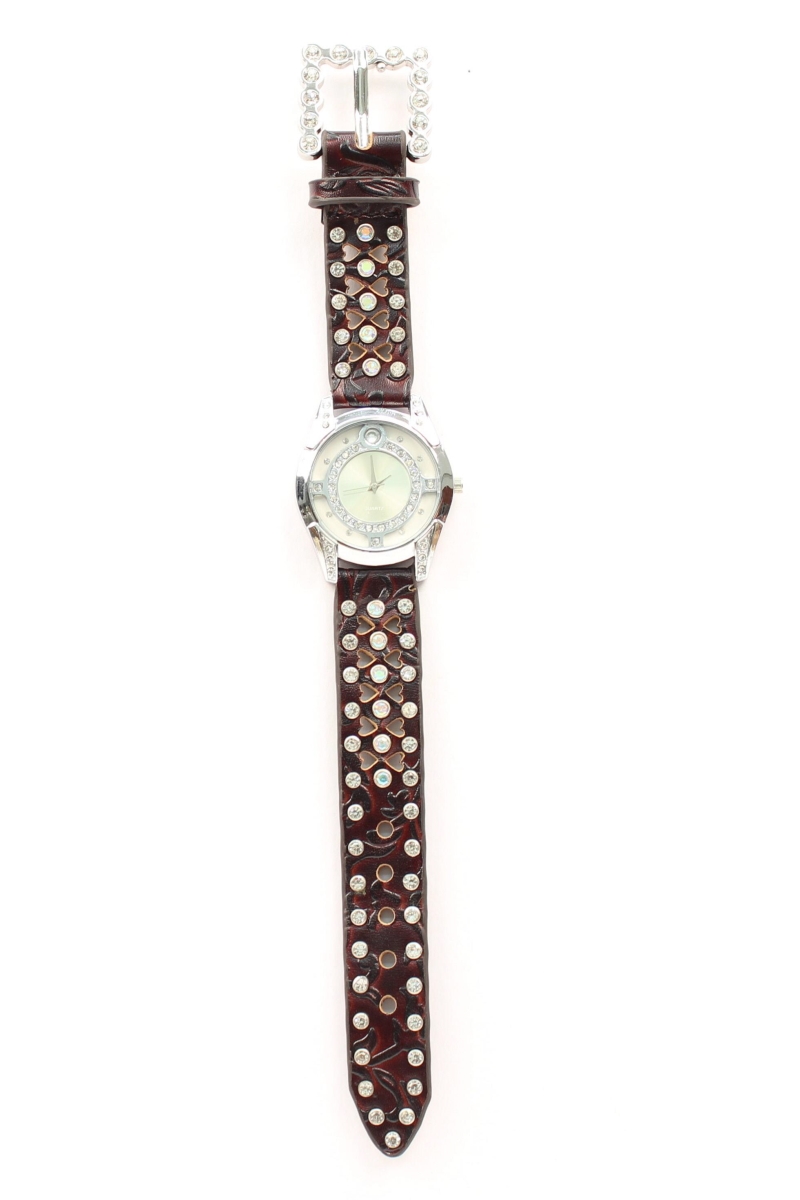 3100697 Womens Round Crystal Watch, Multi Color