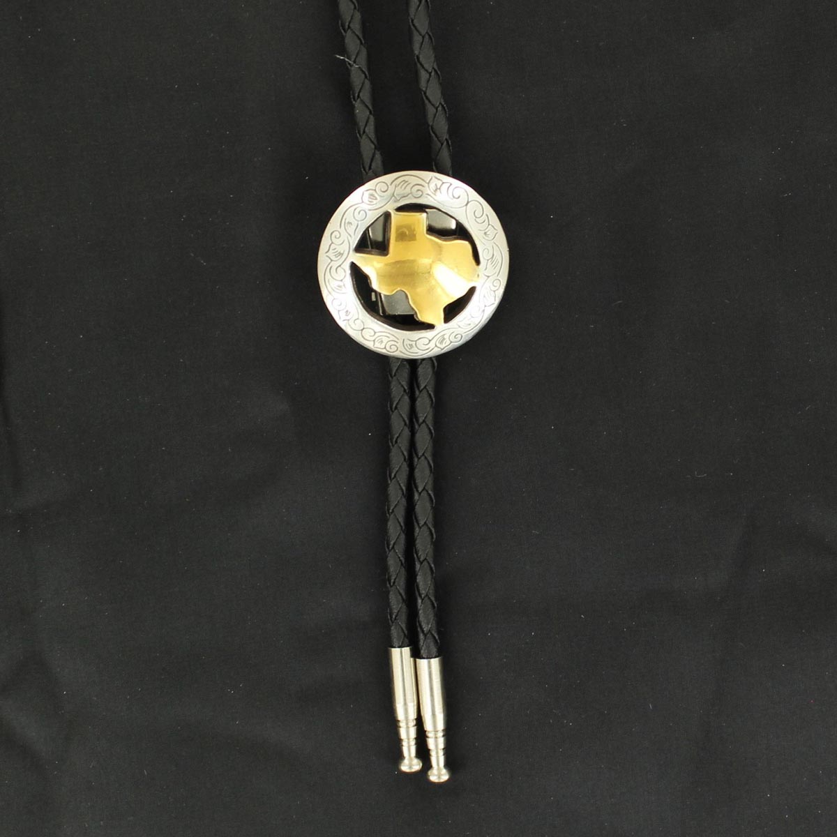 22870 State Of Texas Bolo, Silver & Gold - 36 In.