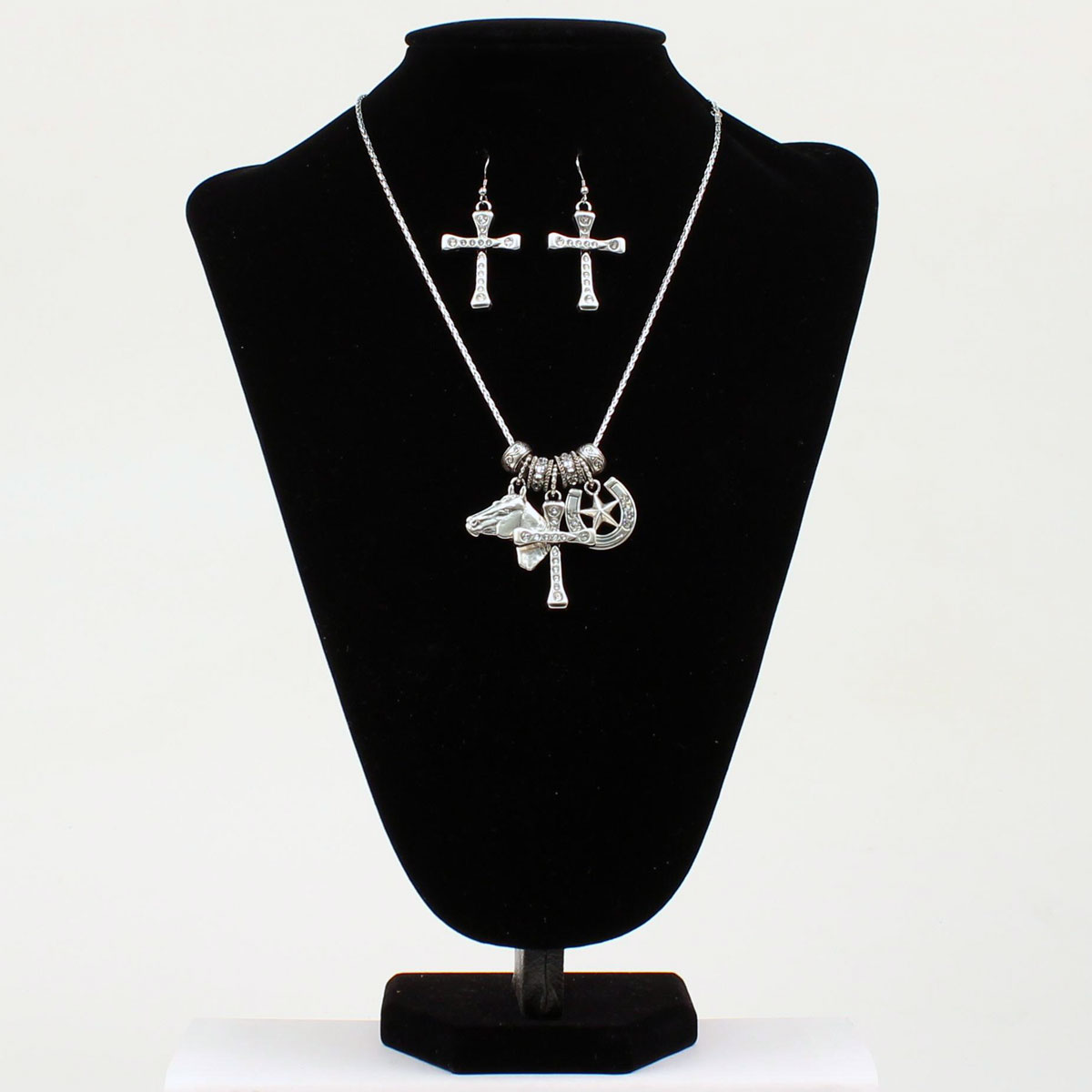 29066 Cross Charm Jewellery Set