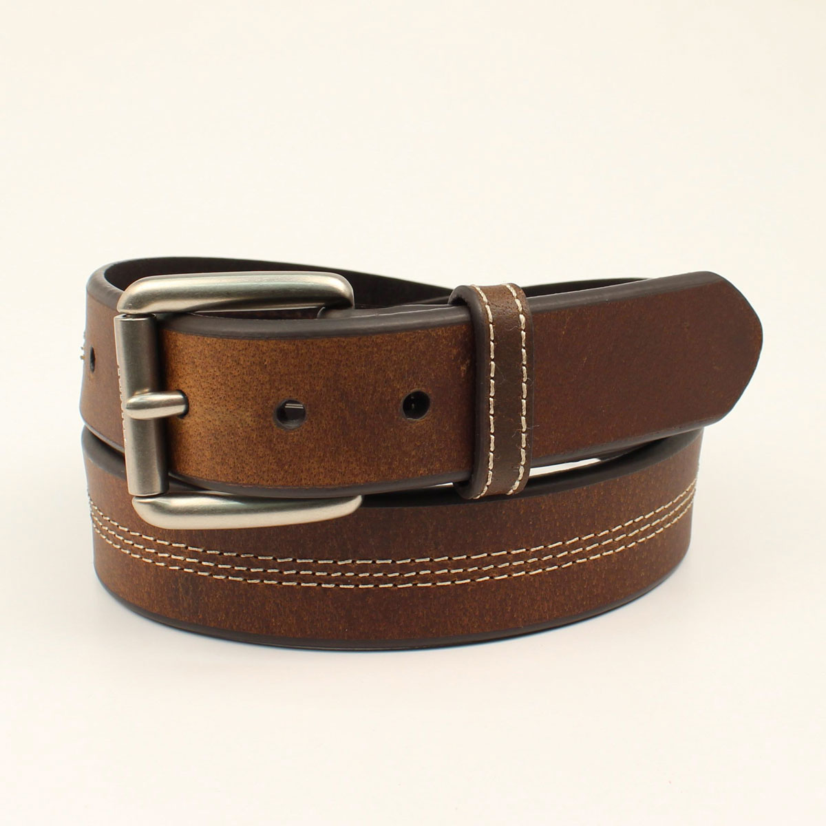 UPC 701340593985 product image for A1030202-34 1.50 in. Classic Strap Stitching Down Center Mens Belt & Buckle, | upcitemdb.com