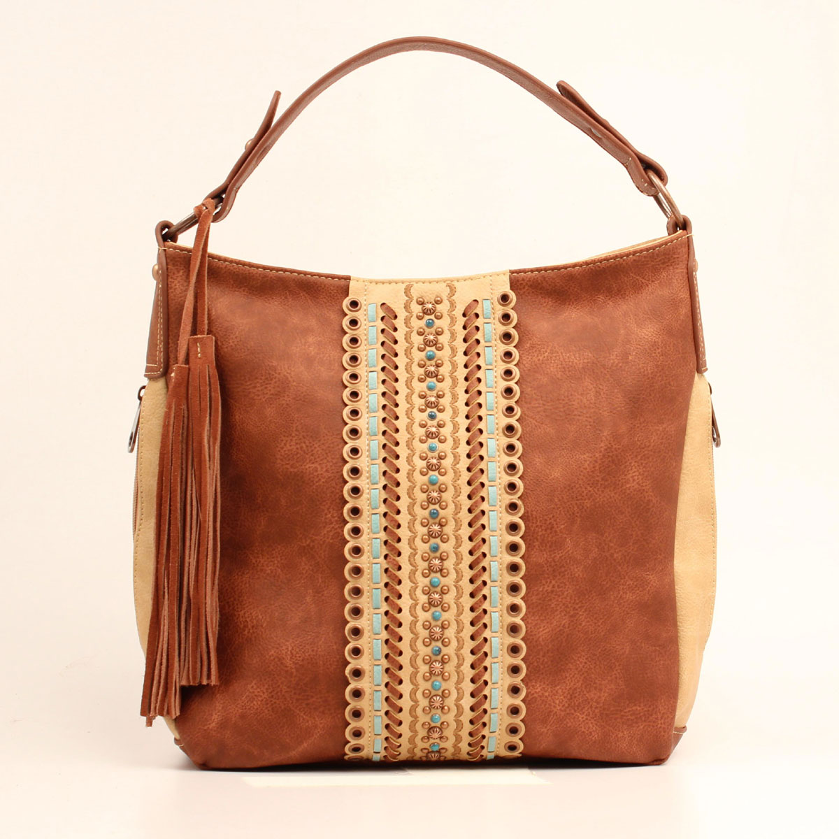 N7512302 Laney Shoulder Bag, Brown - 15 X 4 X 13 In.