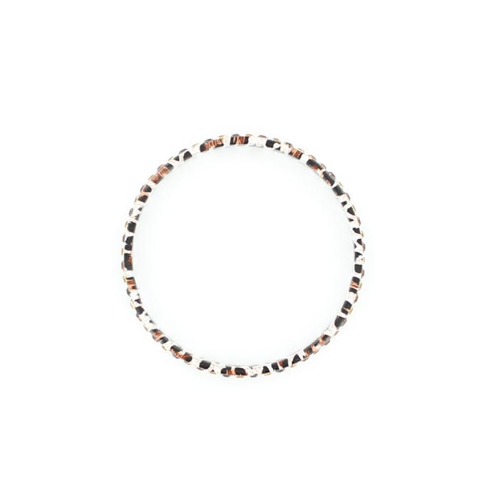 29666 Leopard Crystal Bracelet, Brown
