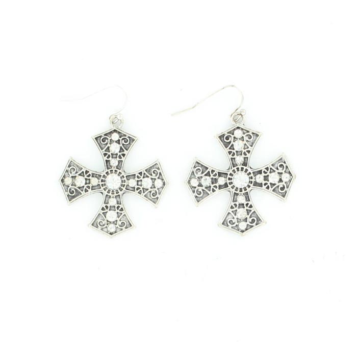 29323 Maltese Cross Earrings