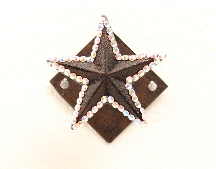 Western Moments 94005 Iron Crystal Star Hanger - Pack of 2 Western Moments 94005 Iron Crystal Star Hanger - Pack of 2