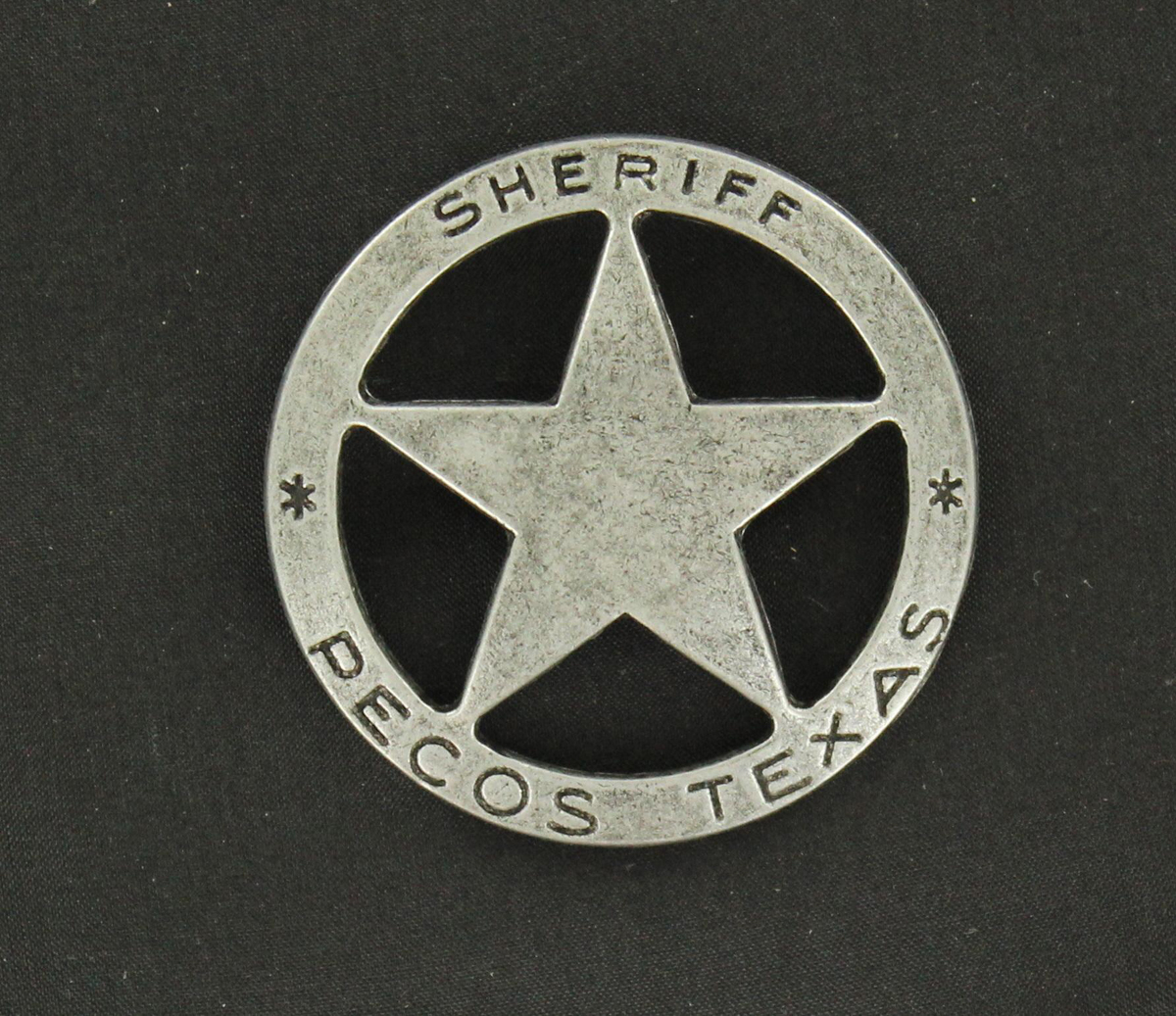 28220 Pecos Sheriff Toy Badge