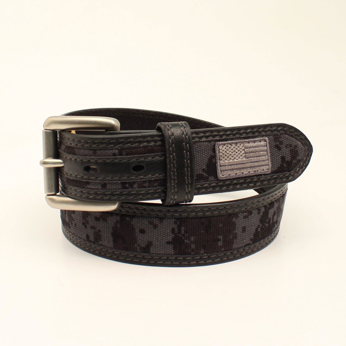 UPC 701340618237 product image for A1035001-34 1.50 in. Digital Camo Center USA Flag Mens Belt & Buckle, Black  | upcitemdb.com