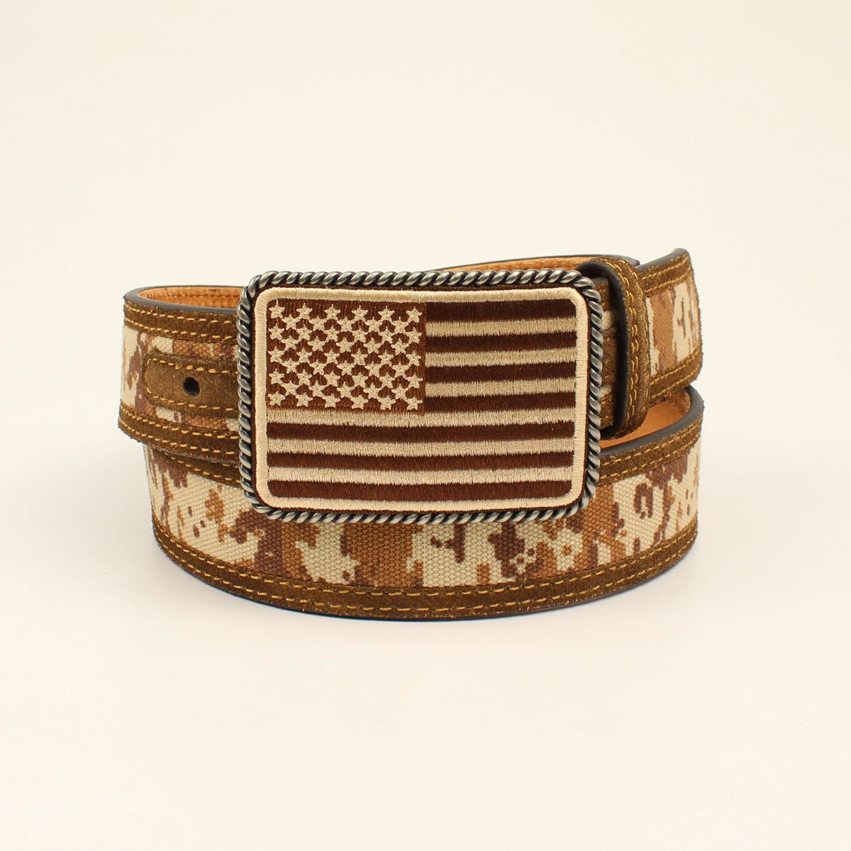 UPC 701340594241 product image for A1030844-38 1.5 in. Men Ariat Digital Camo Strap Aged Bark Overlay Belts - Size  | upcitemdb.com