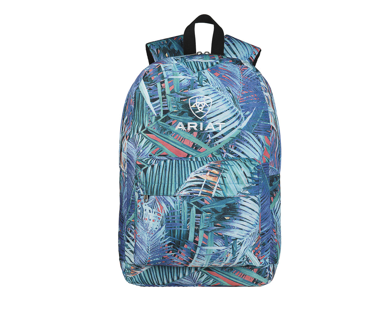 A460000927 Ariat Blue Palm Leaf Printed Logo Backpack