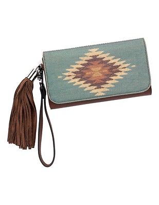 N7531502 Western Handbag Womens Zapotec Fringe, Brown
